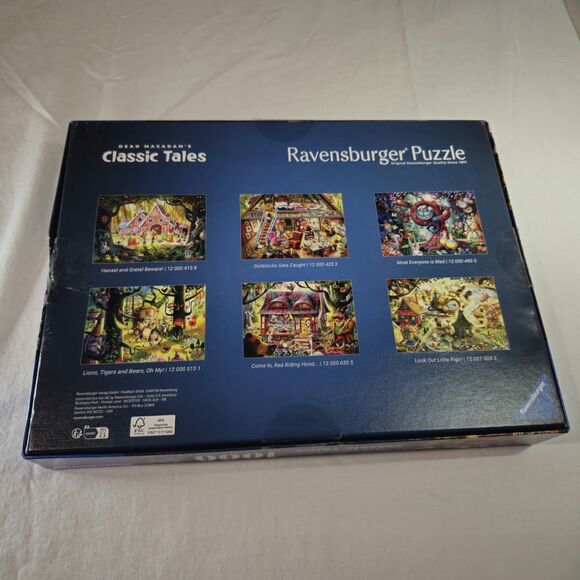 Ravensburger 1000 Pc Puzzle Alice in Wonderland Most Everyone Is Mad Complete - Picture 2 of 6